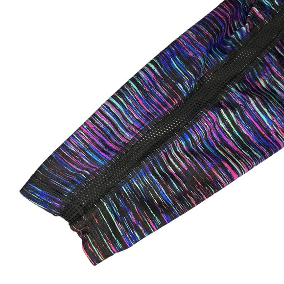 Athleta Interstellar High Rise Mesh Detail 7/8 Multicolor Tights Size Medium - Picture 5 of 10